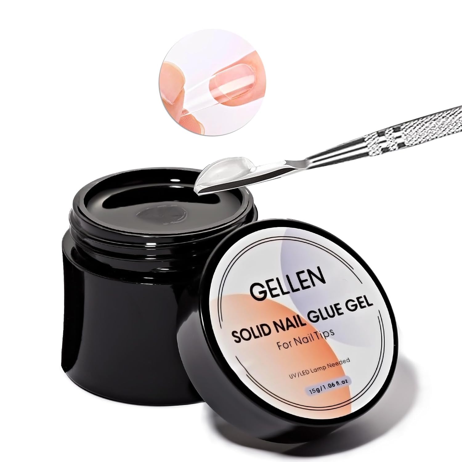 Nail Art Ombre - GELLEN Nail Solid Glue Builder Clear