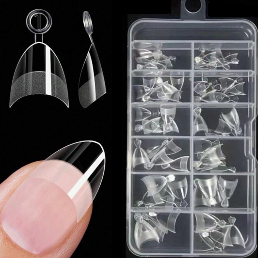 120/240pcs Extra Short Half Co - Nail Art Xs recension och pris