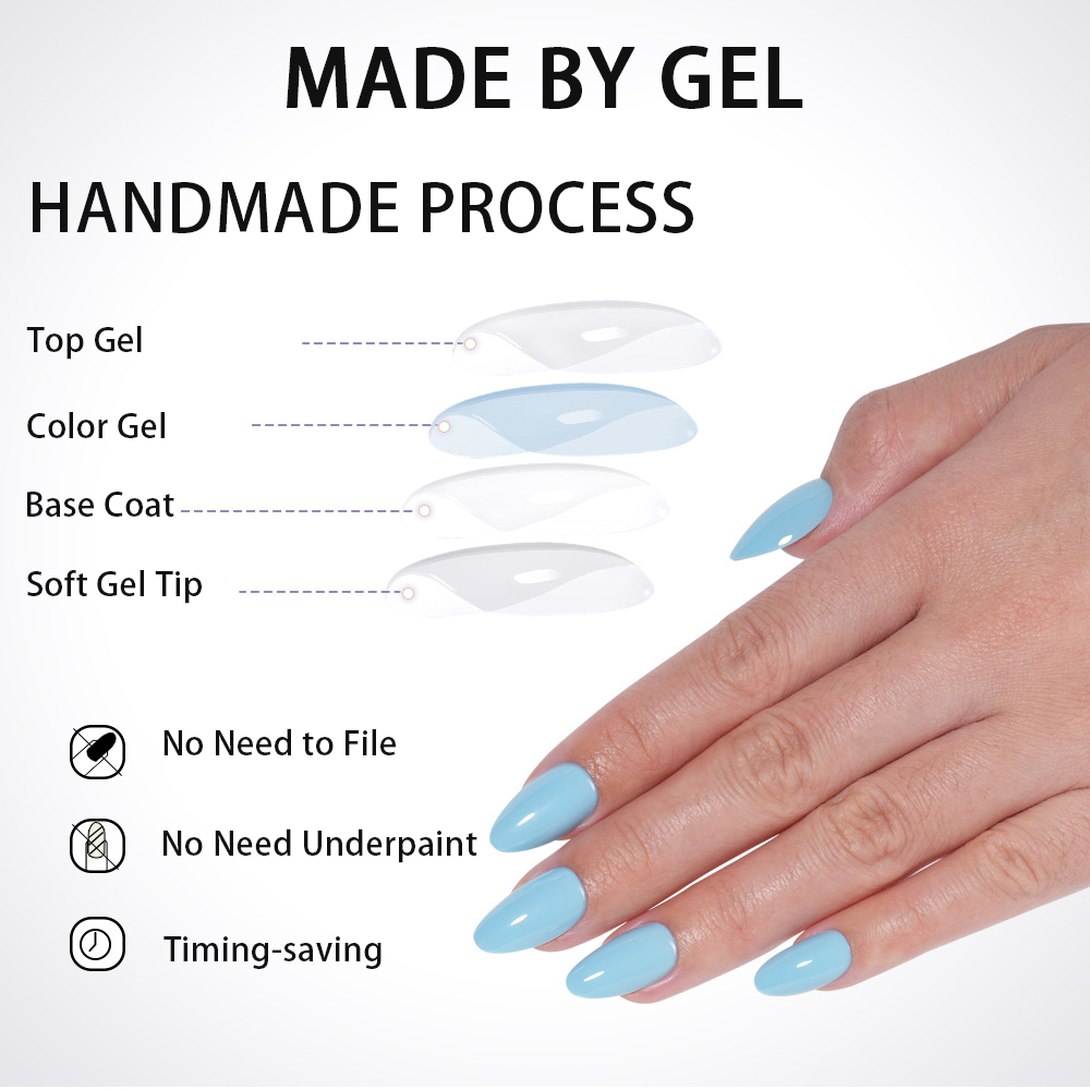 VITAGWX 32pcs Press on Nails A - Nail Art Aesthetic recension och pris