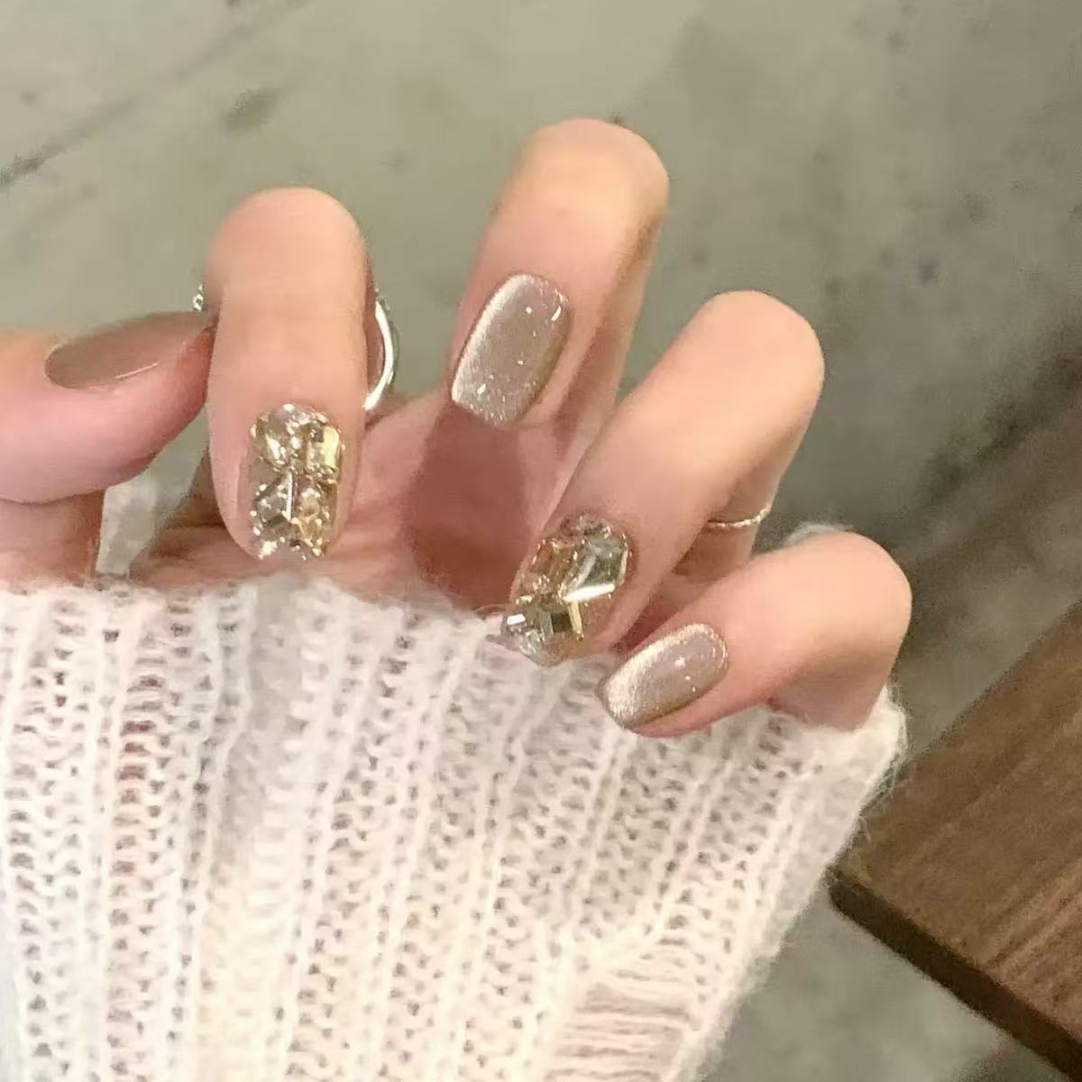 24 PCs Short French Minimalist - Nail Art Xs recension och pris