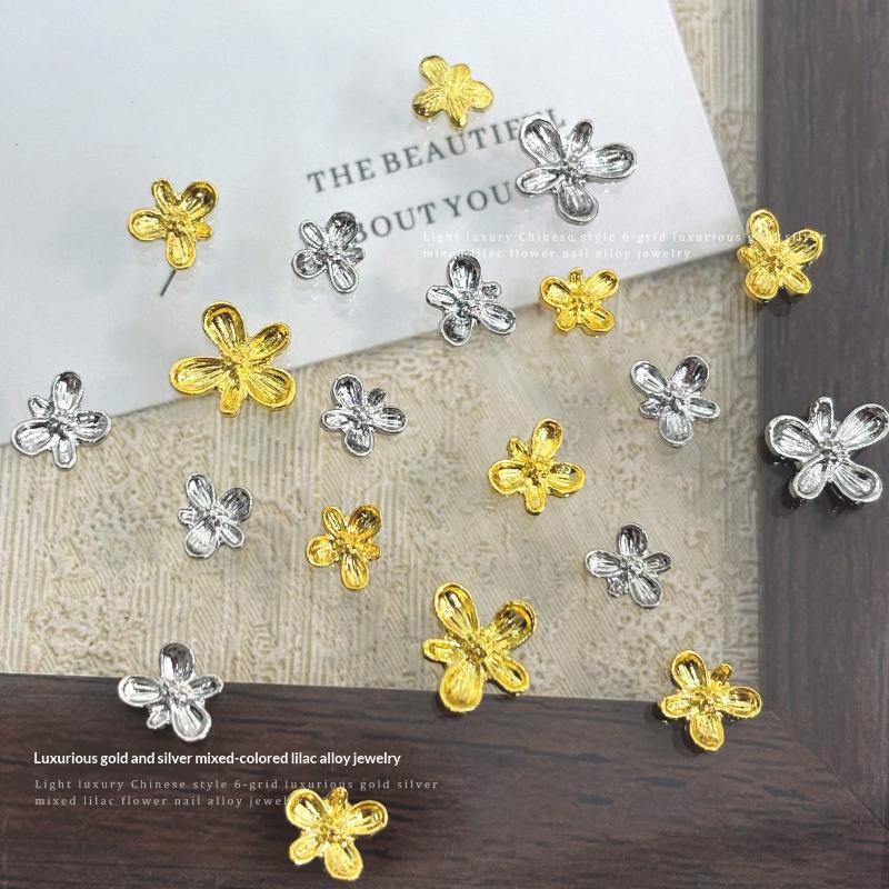 20/30pcs  3D Alloy Nail Art Li - Nail Art Lilac recension och pris