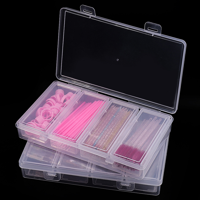 4 Grid Independent Storage Box - Nail Art Ombre recension och pris