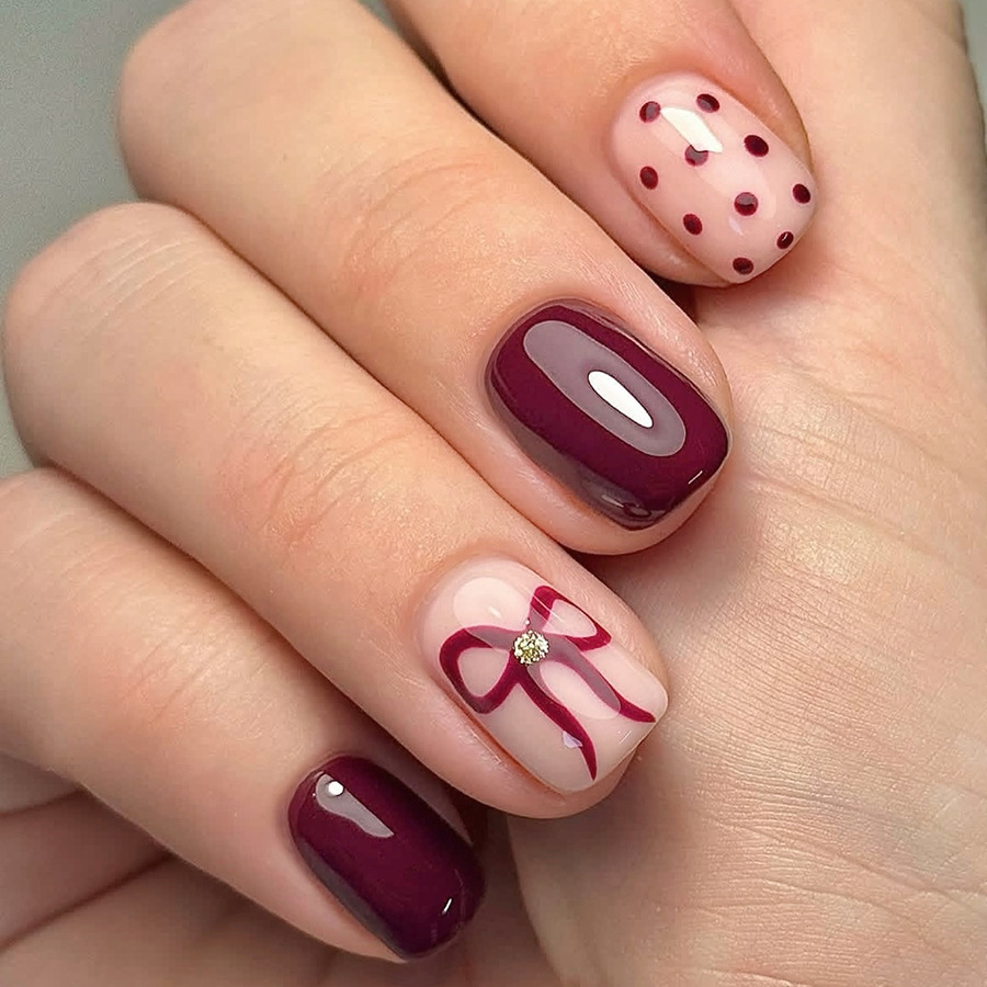 Short Square Press On Nails Gl - Nail Art Aesthetic recension och pris