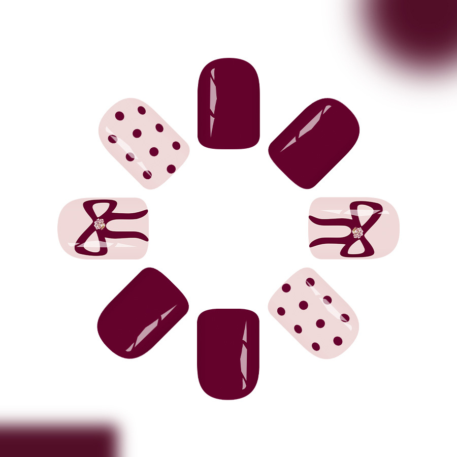 Short Square Press On Nails Gl - Nail Art Aesthetic recension och pris