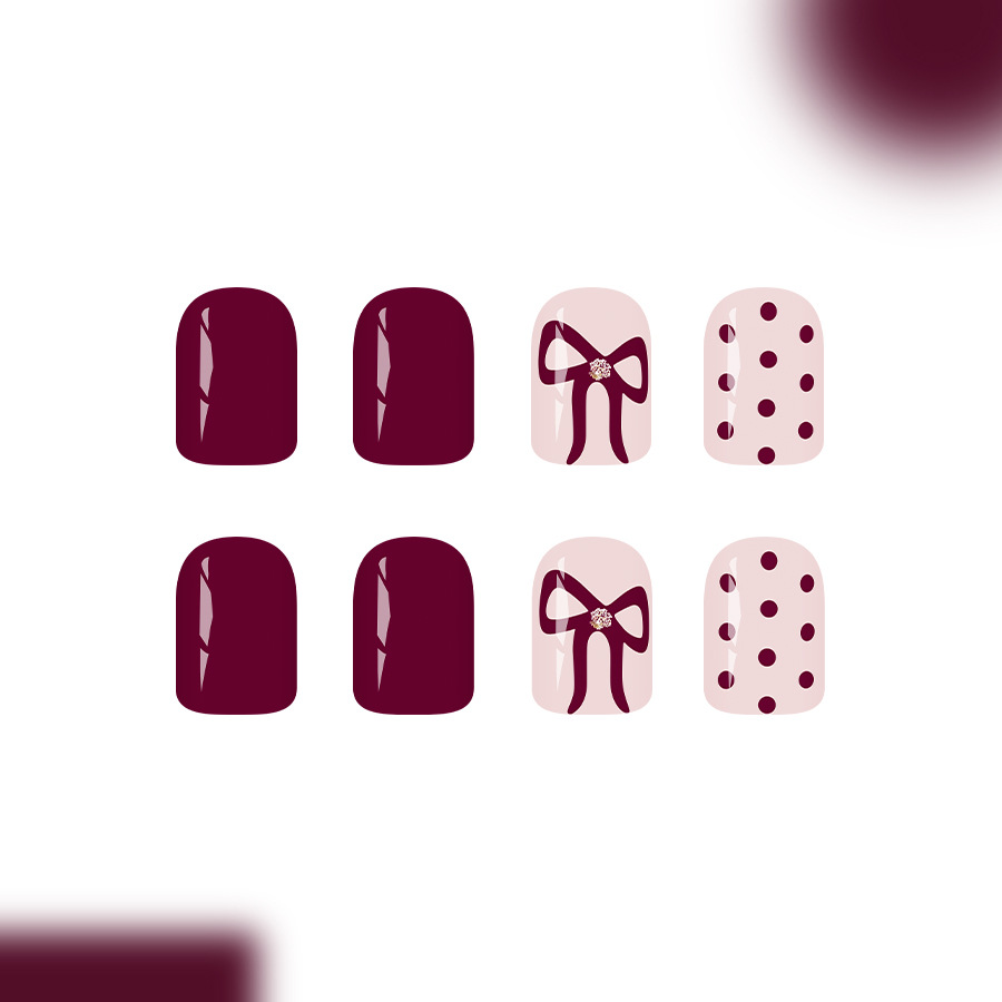 Short Square Press On Nails Gl - Nail Art Aesthetic recension och pris