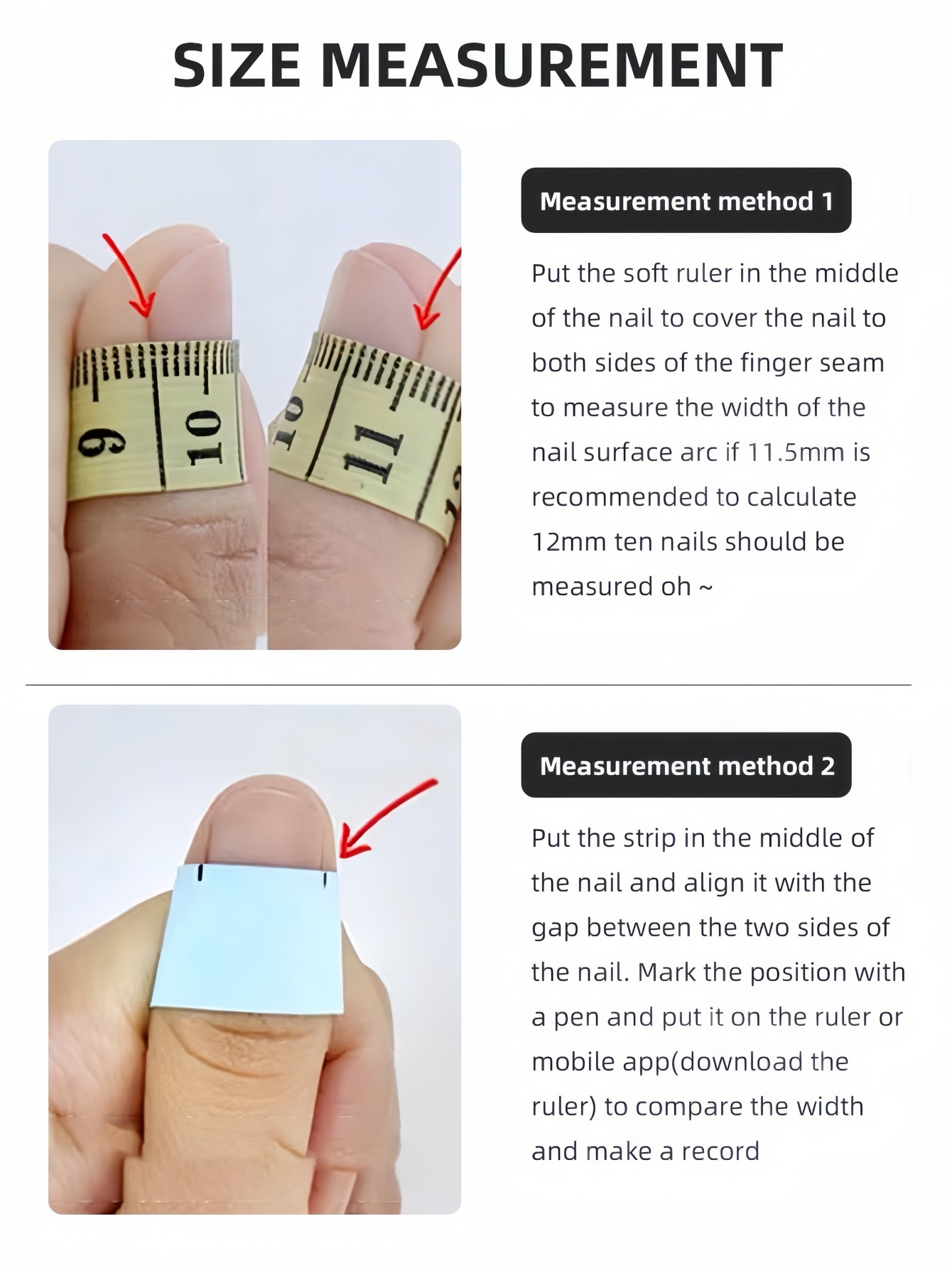 10-Piece Set, Almond-Shaped We - Nail Art Aesthetic recension och pris