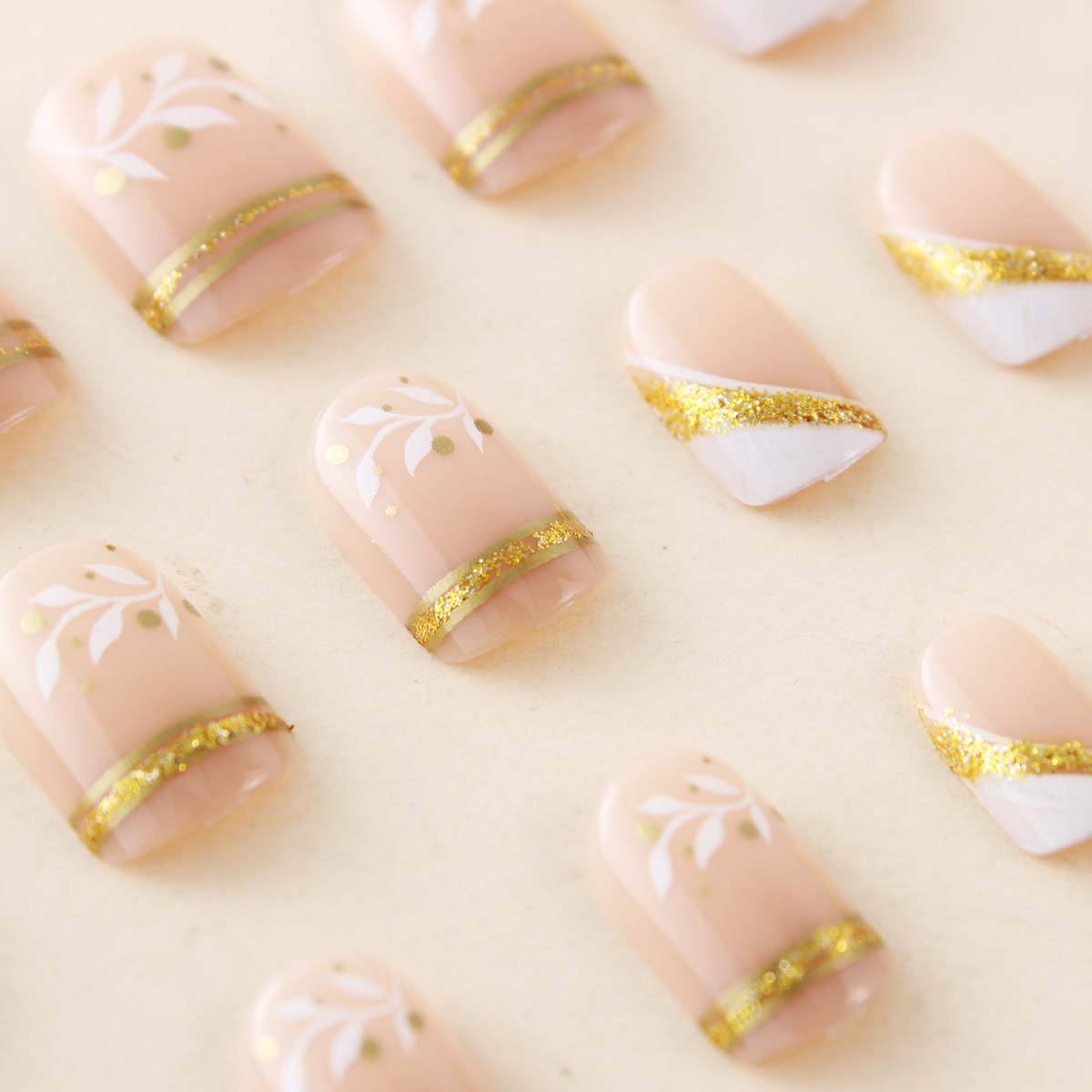 Short Medium fake nails for wo - Nail Art Aesthetic recension och pris