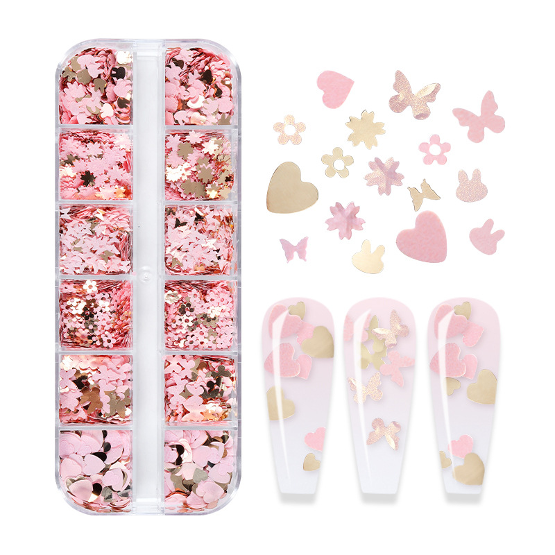 Mix Color Fluorescent Butterfl - Nail Art Ombre recension och pris