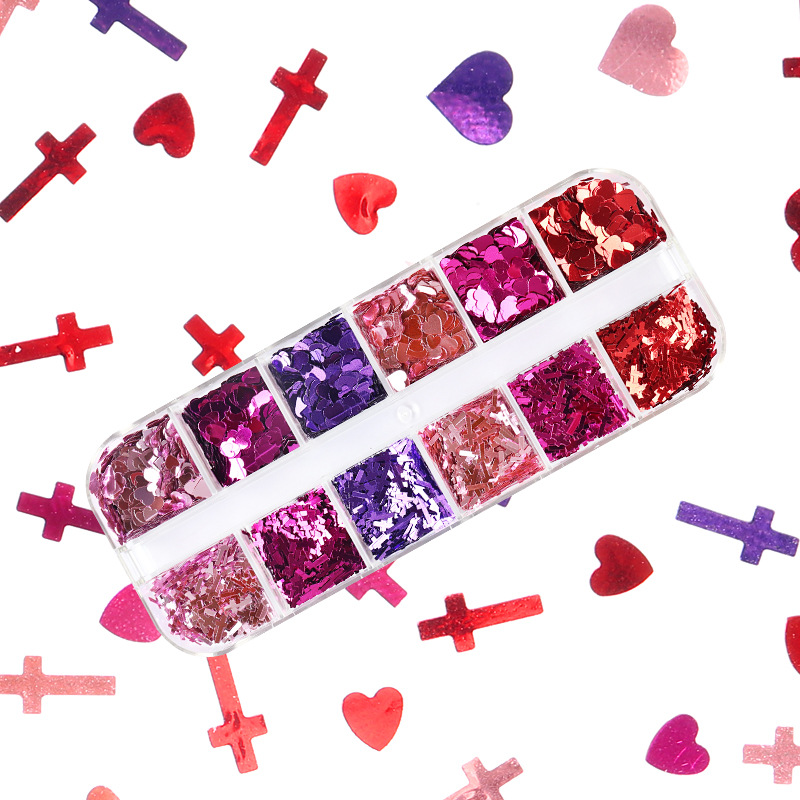 Mix Color Fluorescent Butterfl - Nail Art Ombre recension och pris