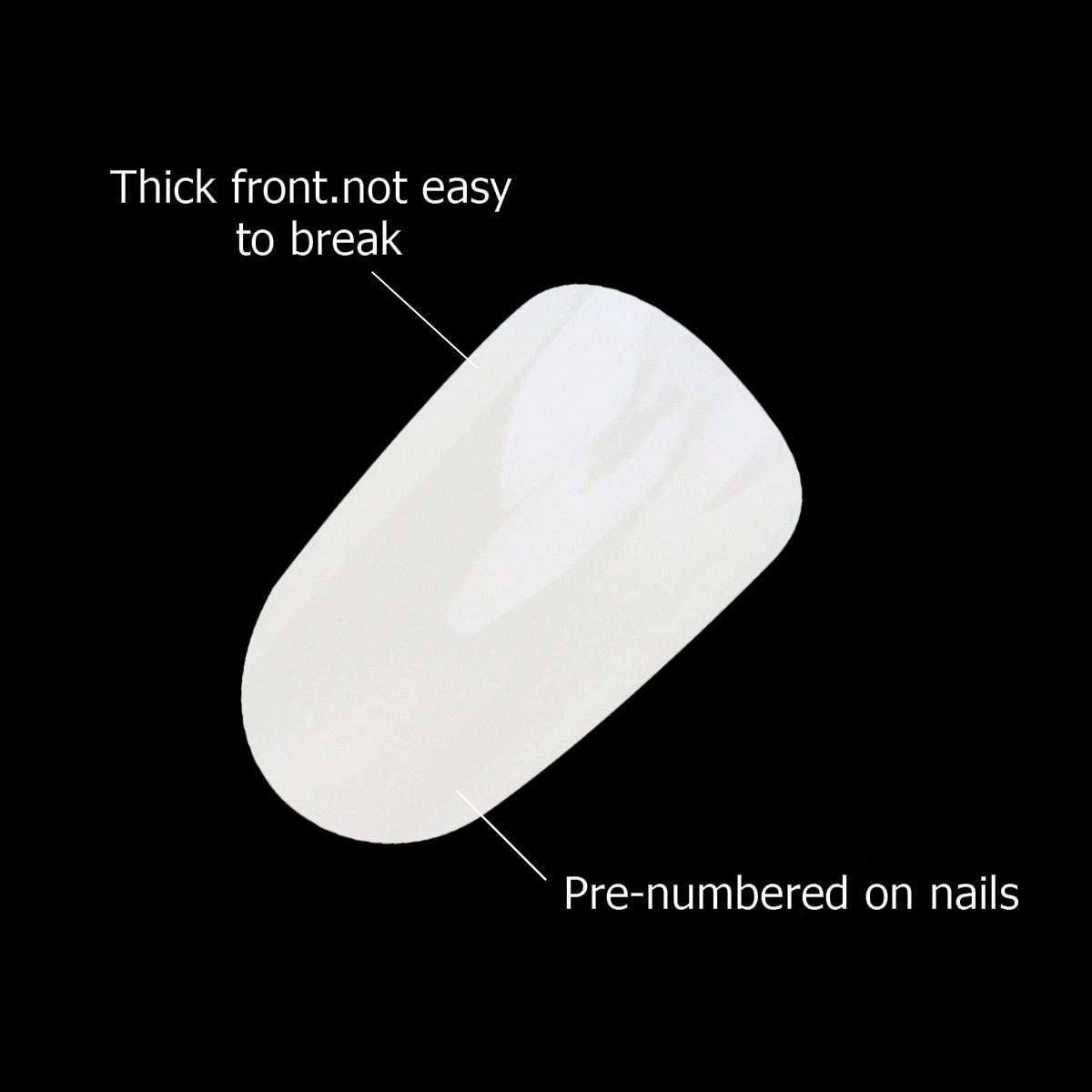 600Pcs False Nails Natural Col - Nail Art Natural Simple recension och pris