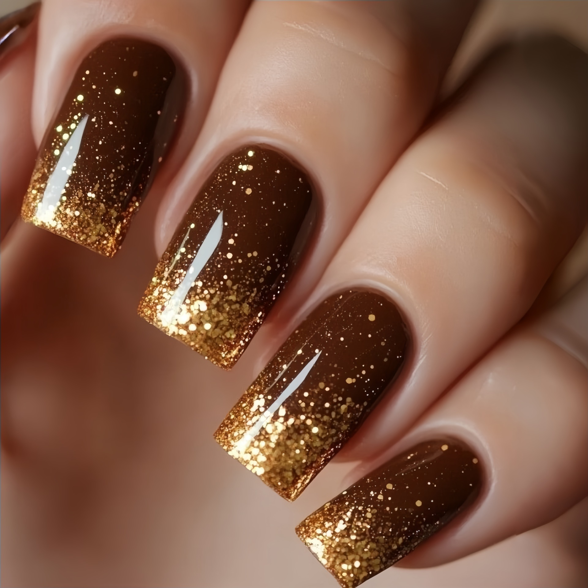 Short Medium fake nails Gradie - Nail Art Aesthetic recension och pris