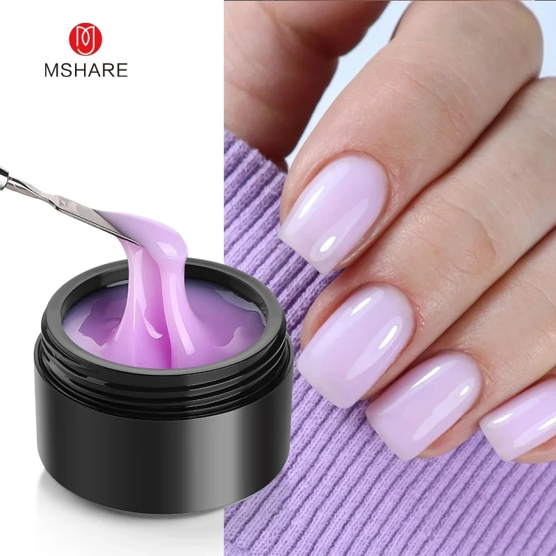 MSHARE Purple Lilac Builder Ex - Nail Art Lilac recension och pris