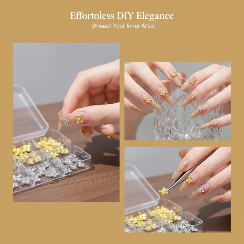 3D Alloy Nail Art Decorations  - Nail Art Lilac recension och pris