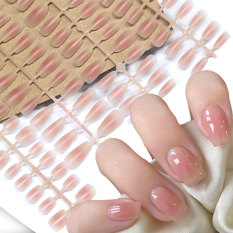 30Pcs Nude Color Fake Nail Fas - Nail Art Xs recension och pris