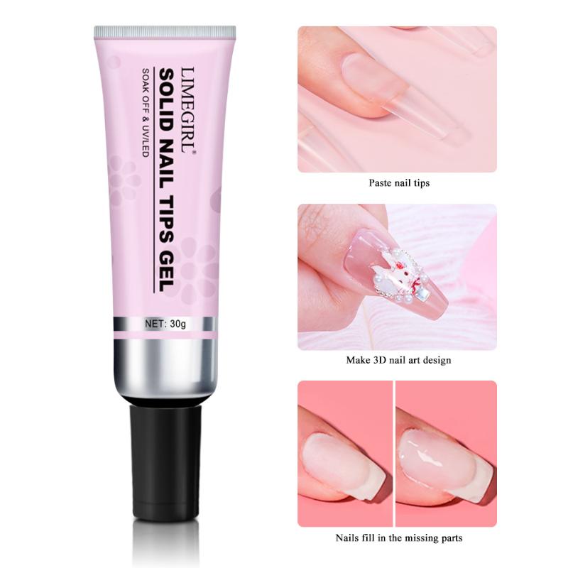 30g Soft Transparent Nail Tips - Nail Art Ombre recension och pris