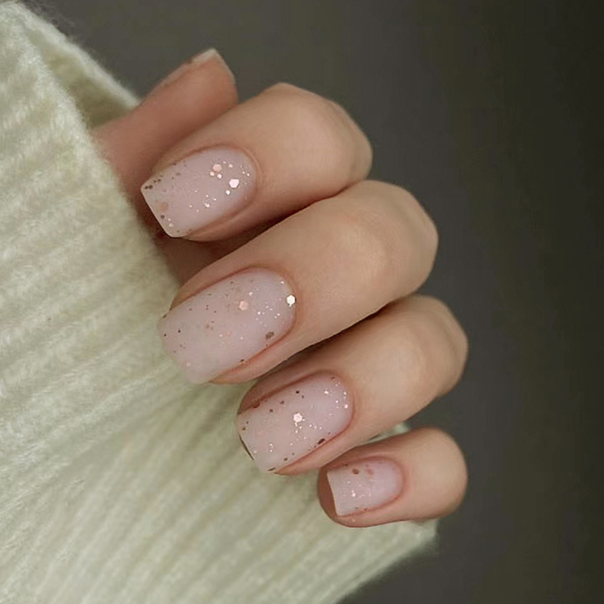 24 pieces of medium square fro - Nail Art Aesthetic recension och pris